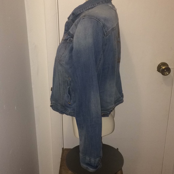 Cato Distressed "Wild At 💛" Denim Jacket - Picture 4 of 7